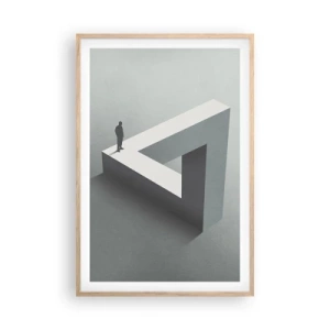 Plagát v ráme zo svetlého duba - A predsa je to možné - 61x91 cm