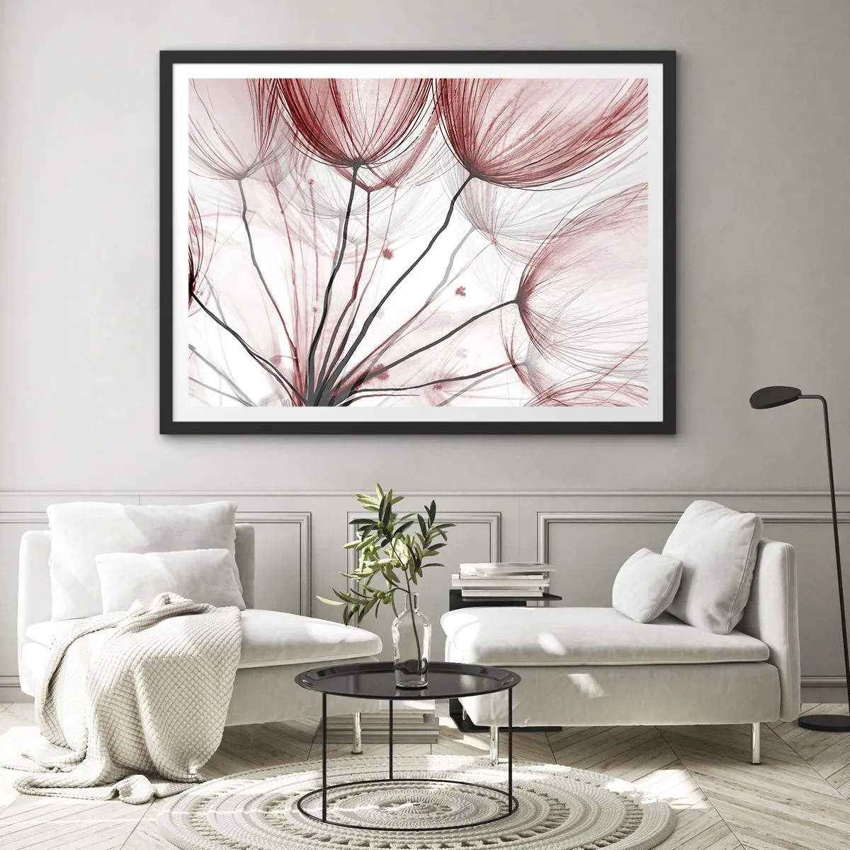Plagát v čiernom ráme - Pred odletom - 70x50 cm