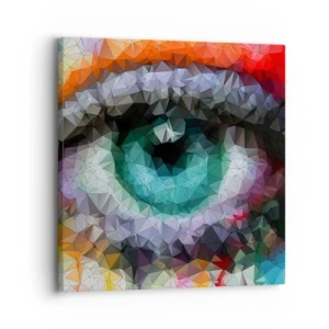 Obraz na plátne - Kryštalický lesk očí - 30x30 cm