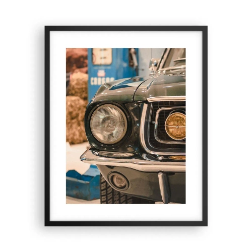 Plagát v čiernom ráme - Stretnutie s legendou - 40x50 cm