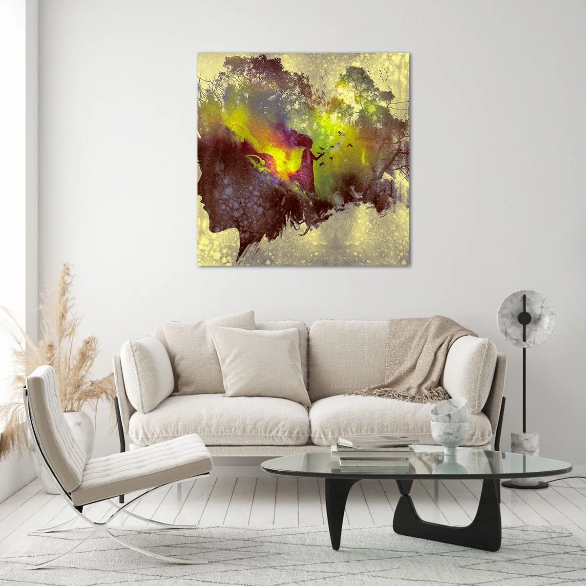 Obraz na skle - Matka Príroda - 70x70 cm