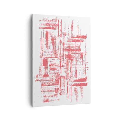 Obraz na plátne - Červené mesto - 50x70 cm