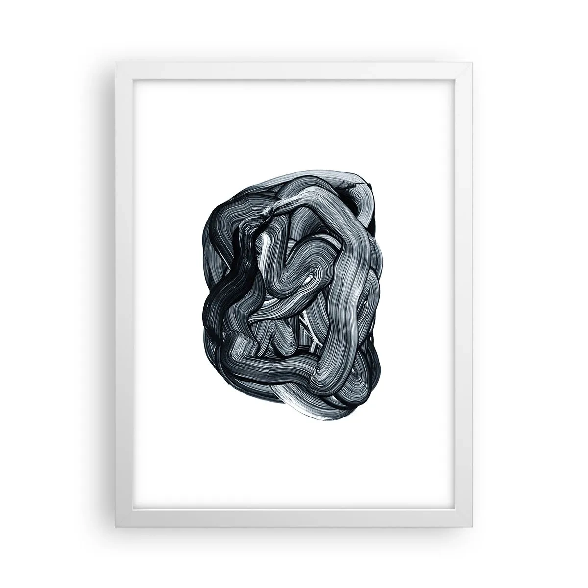 Plagát v bielom ráme - Nie je to tak jednoduché - 30x40 cm