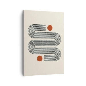 Obraz na plátne - Od začiatku do konca - 70x100 cm