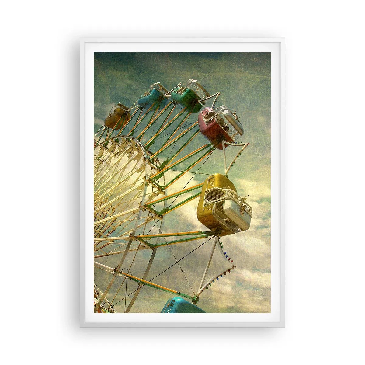 Plagát v bielom ráme - Bude, bude zábava… - 70x100 cm