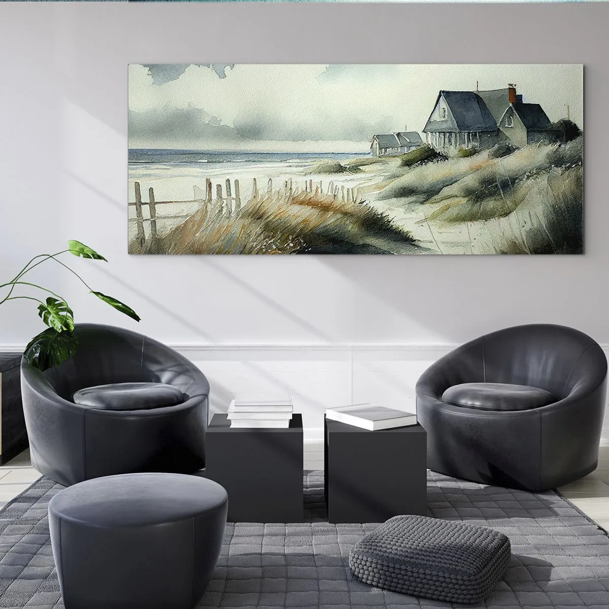 Obraz na skle - Ďaleko od zhonu - 100x40 cm
