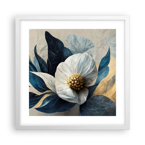 Plagát v bielom ráme - Má zlaté srdce - 40x40 cm