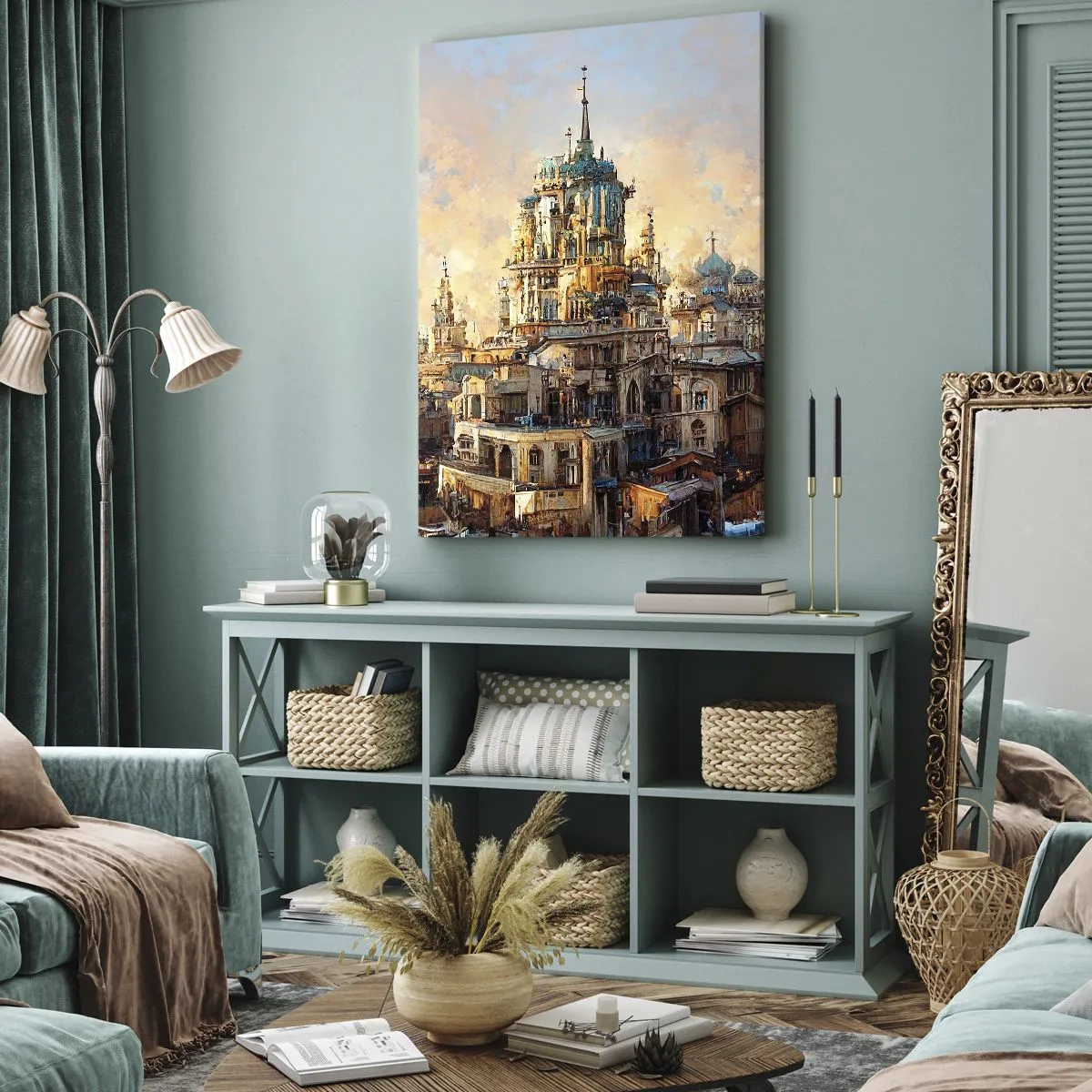 Obraz na plátne - Mesto miest - 55x100 cm