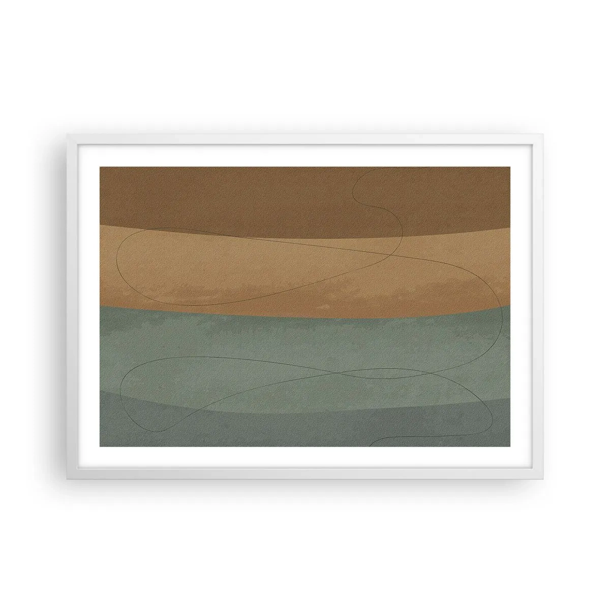 Plagát v bielom ráme - Horizontálna kompozícia - 70x50 cm