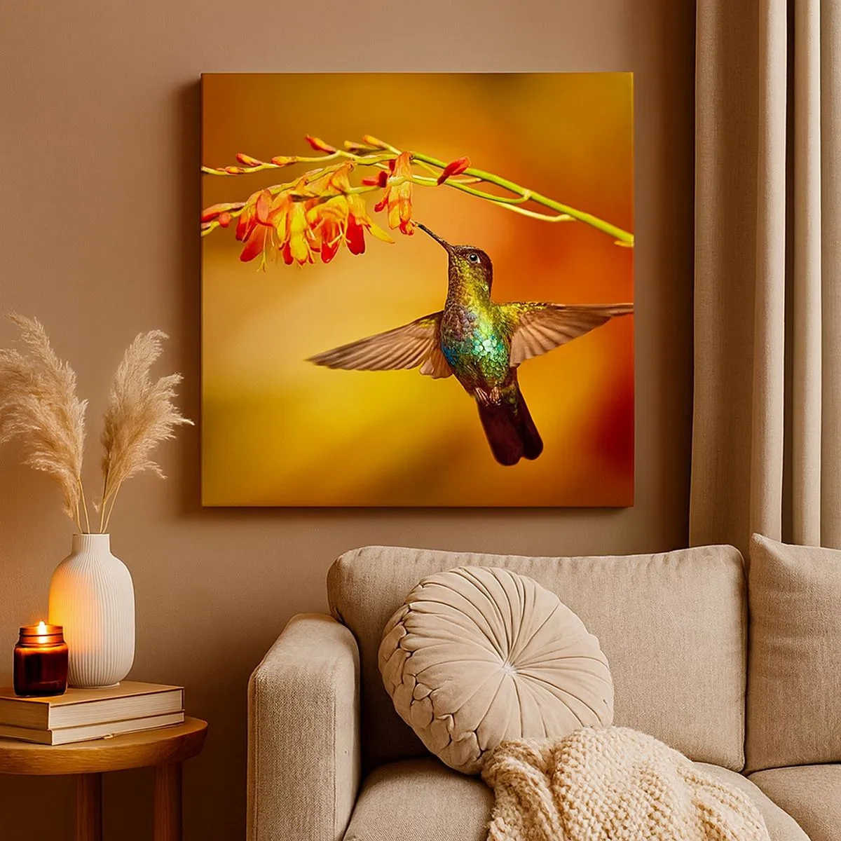 Obraz na plátne - Posol svetla podľa Májov - 30x30 cm