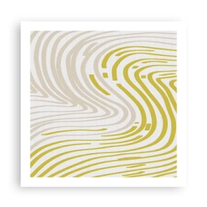 Plagát - Kompozícia s miernym ohybom - 60x60 cm