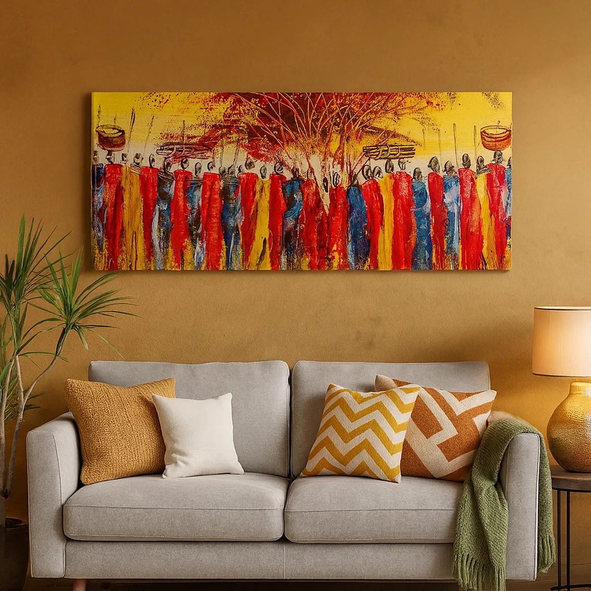 Obraz na plátne - Tam, tam, tam, tam idú - 30x30 cm