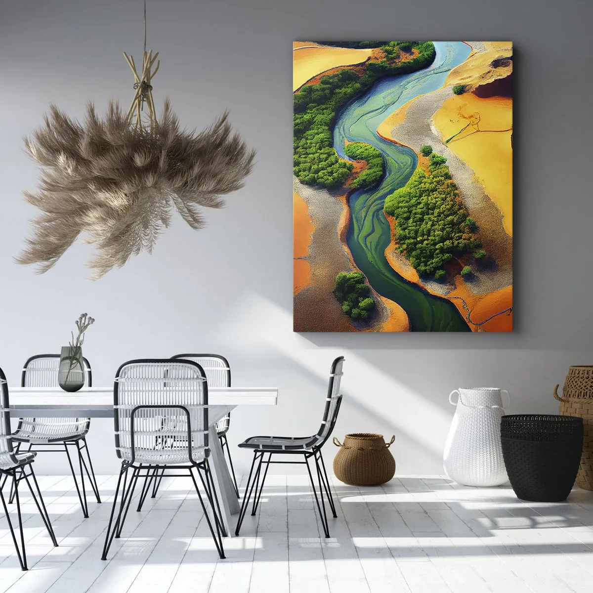 Obraz na plátne - Životodarná rieka - 50x70 cm