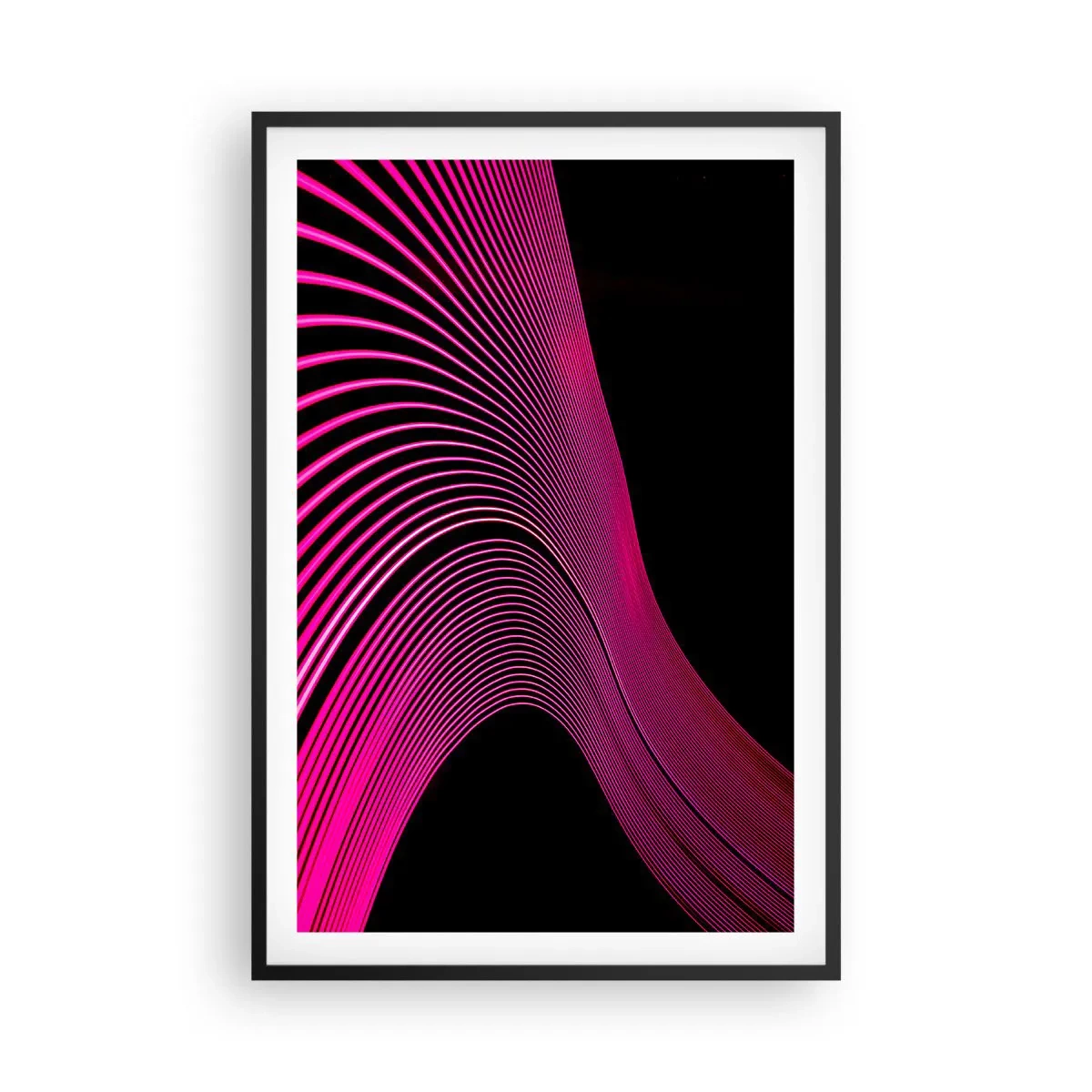 Plagát v čiernom ráme - Bulvár svetla - 61x91 cm