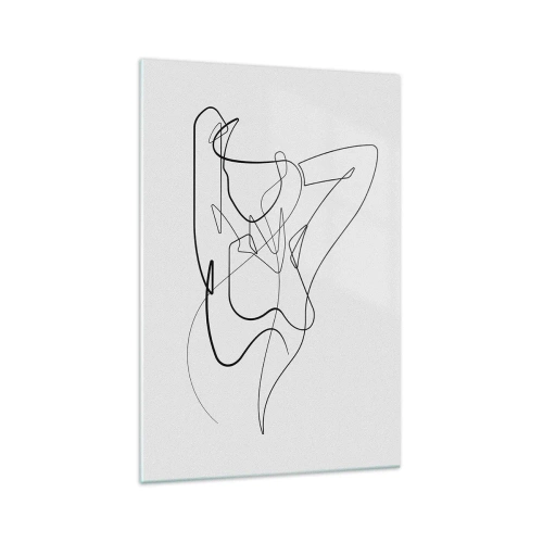 Obraz na skle - Ty si záhada… - 70x100 cm