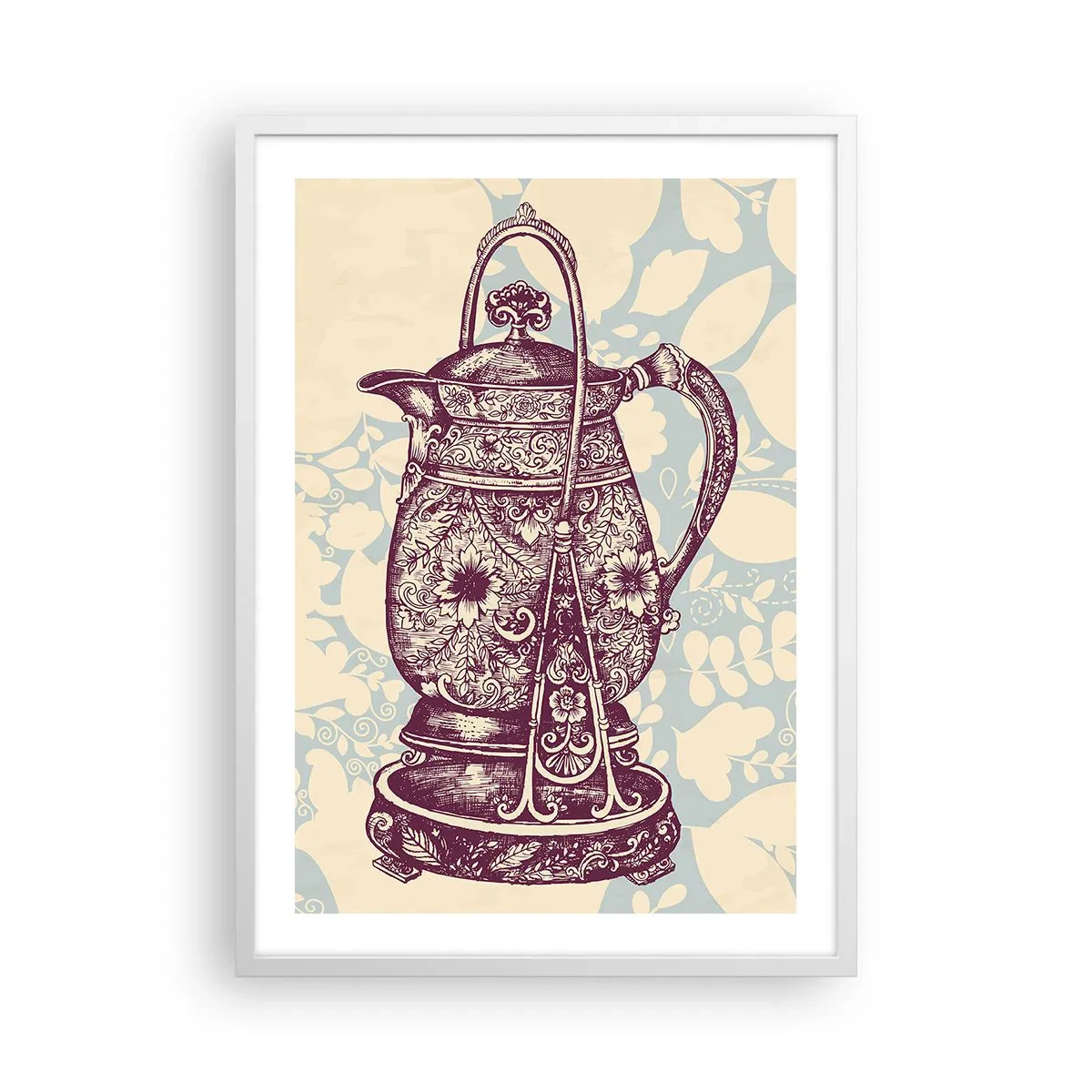 Plagát v bielom ráme - Krása všedného dňa - 50x70 cm