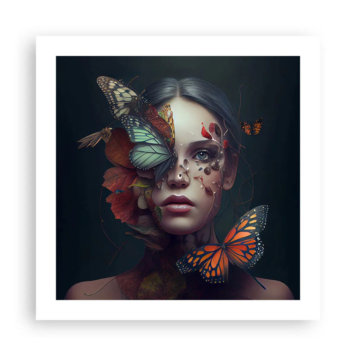 Plagát - Nádherná metamorfóza - 50x50 cm