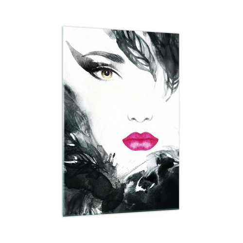 Obraz na skle - Pozor! Femme fatale - 70x100 cm
