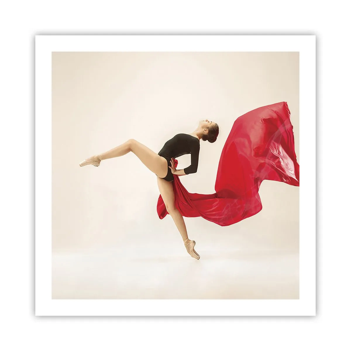 Plagát - Červené a čierne - 60x60 cm