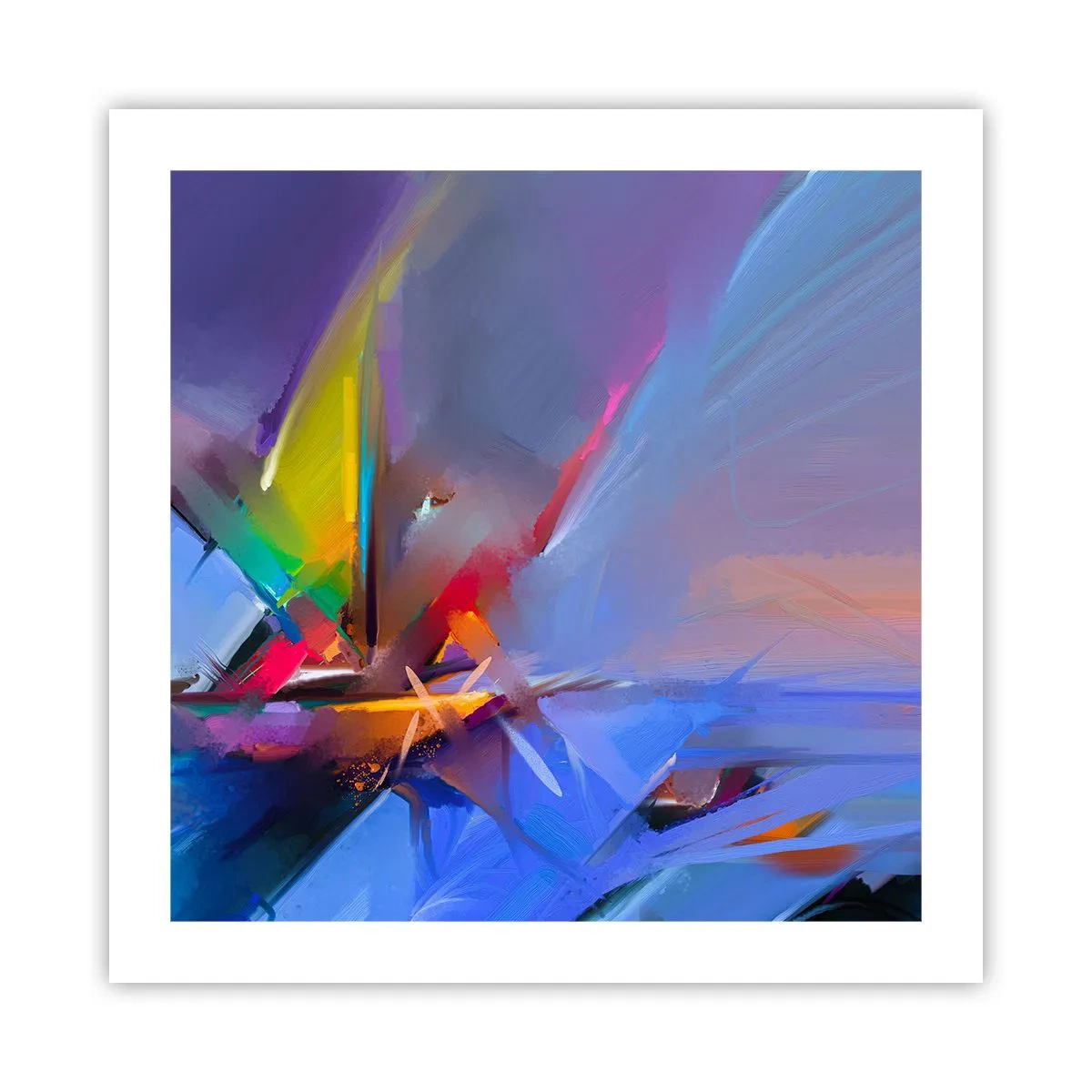 Plagát - Preletela ako vták - 50x50 cm