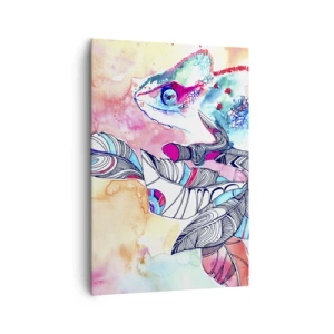 Obraz na plátne - Farebný ako náš svet - 70x100 cm