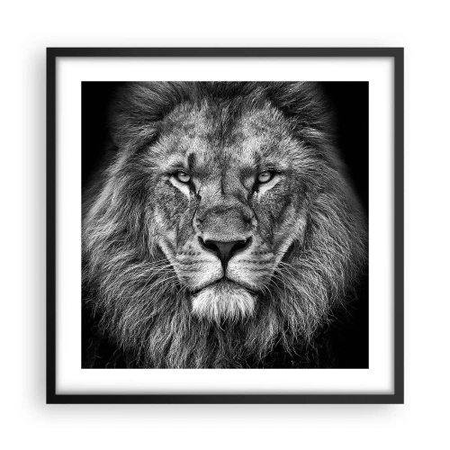 Plagát v čiernom ráme - V korunovačnom odeve - 50x50 cm