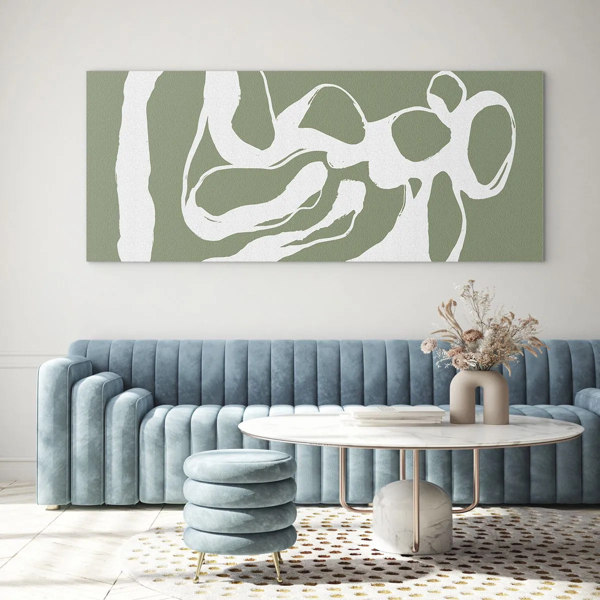 Obraz na skle - Volanie priestoru - 100x40 cm