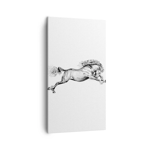 Obraz na plátne - Zastavený v cvale - 45x80 cm