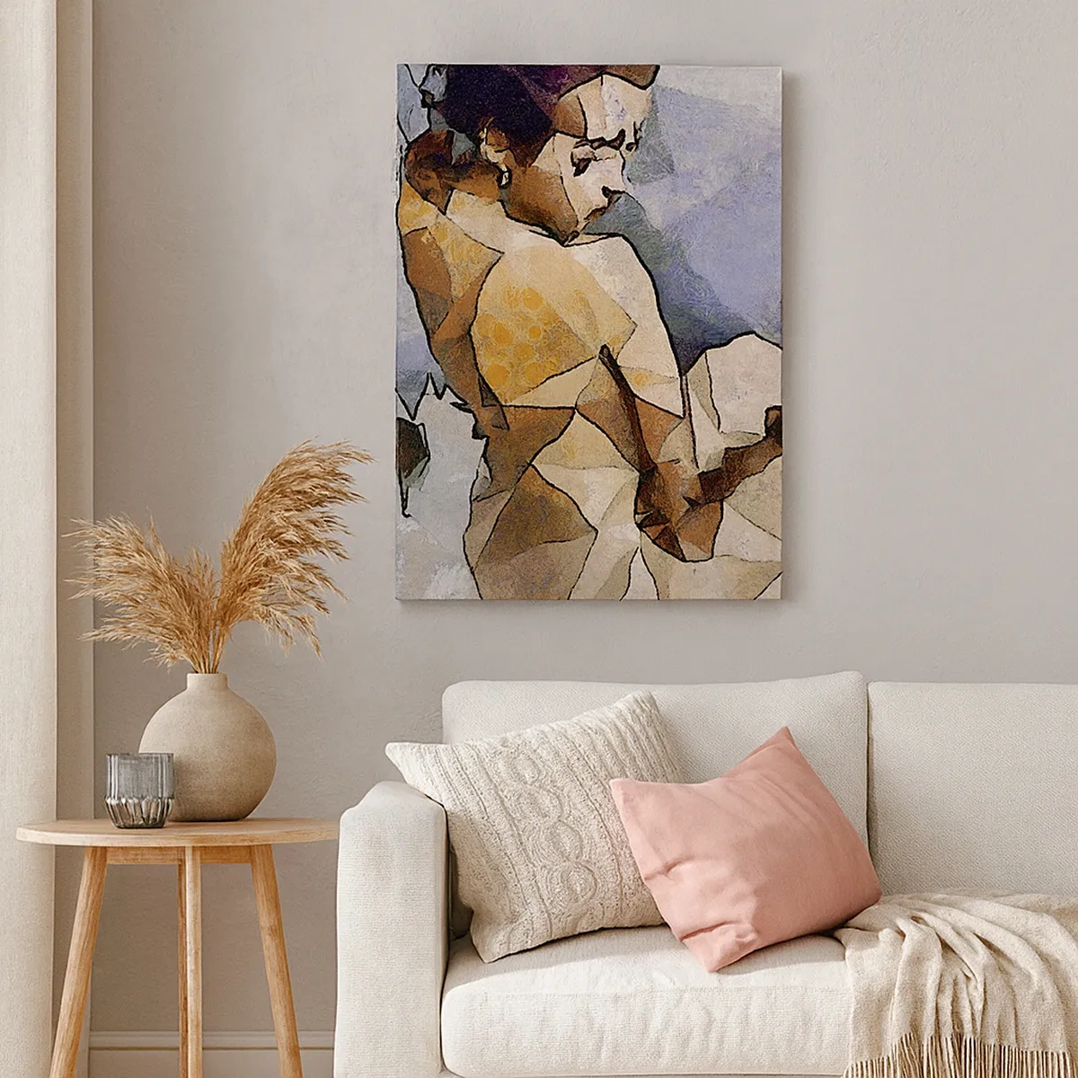 Obraz na plátne - V duchu kubizmu - 50x70 cm