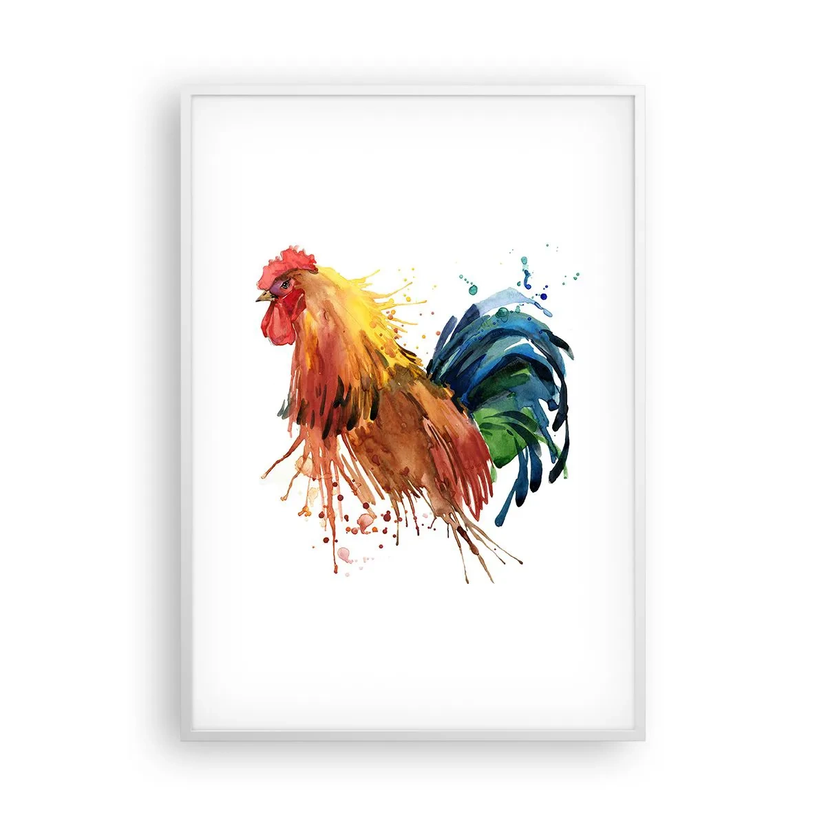 Plagát v bielom ráme - Kráľovský šat, kráľovská pýcha - 70x100 cm