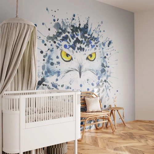 Fototapeta Premium Canvas - Priamo do očí - Vták, Sova, Zvieratá - 300x210 cm