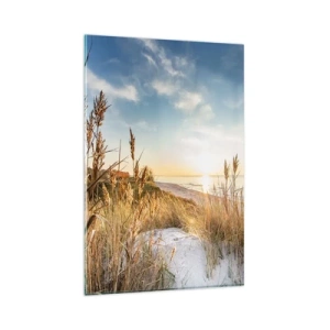 Obraz na skle - Severná pláž - 80x120 cm