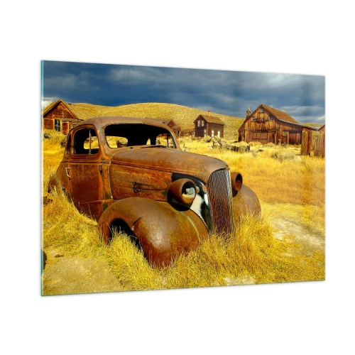 Obraz na skle - Zaslúžený odpočinok - 100x70 cm