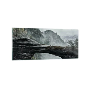 Obraz na skle - Dobrodružstvo práve začína - 120x50 cm