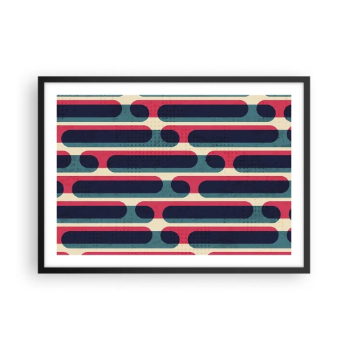 Plagát v čiernom ráme - Dovnútra a dopredu - 70x50 cm
