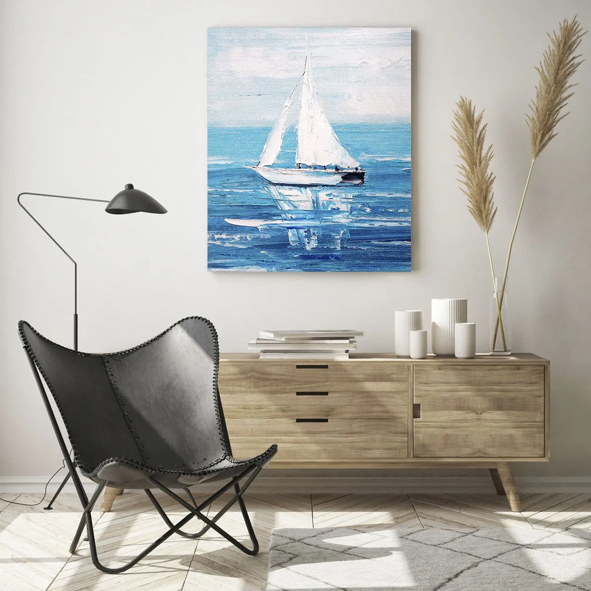 Obraz na skle - S priateľom po boku - 50x70 cm