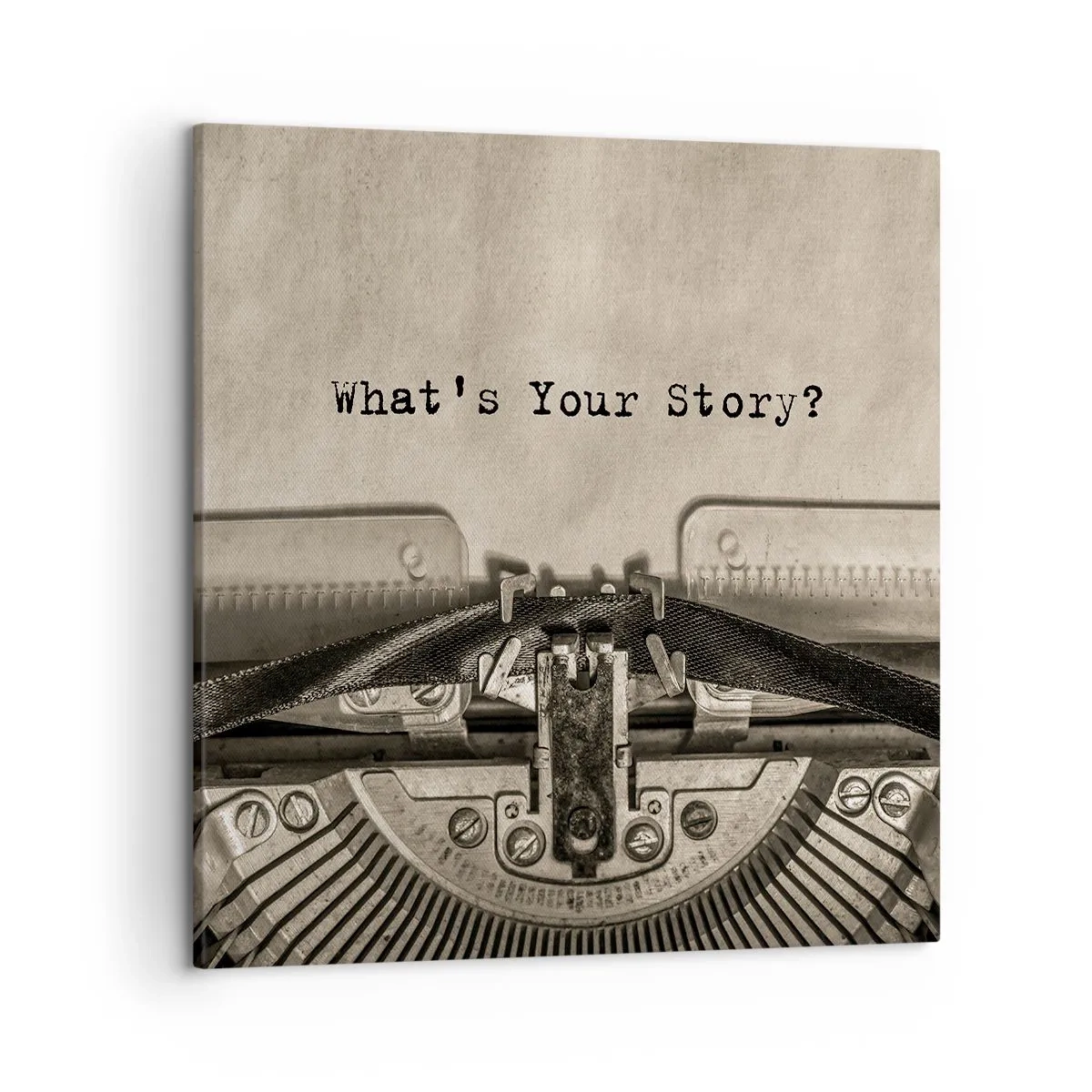 Obraz na plátne - Povedz mi - 50x50 cm