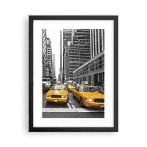 Plagát v čiernom ráme - To my spestrujeme mesto - 30x40 cm