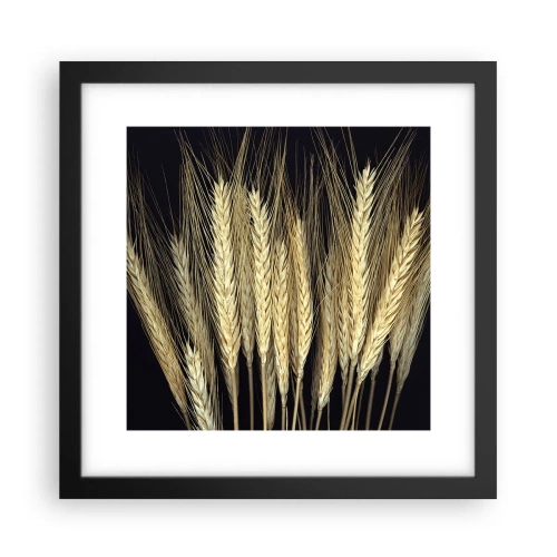 Plagát v čiernom ráme - Rustikálna mágia - 30x30 cm