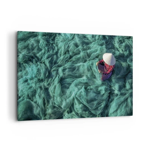 Obraz na plátne - V mori sietí - 120x80 cm