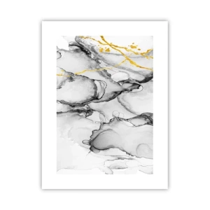 Plagát - Kompozícia so zlatým motívom - 30x40 cm