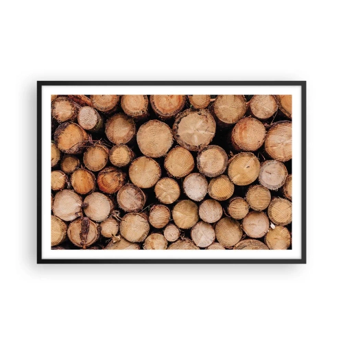 Plagát v čiernom ráme - Nový začiatok - 91x61 cm