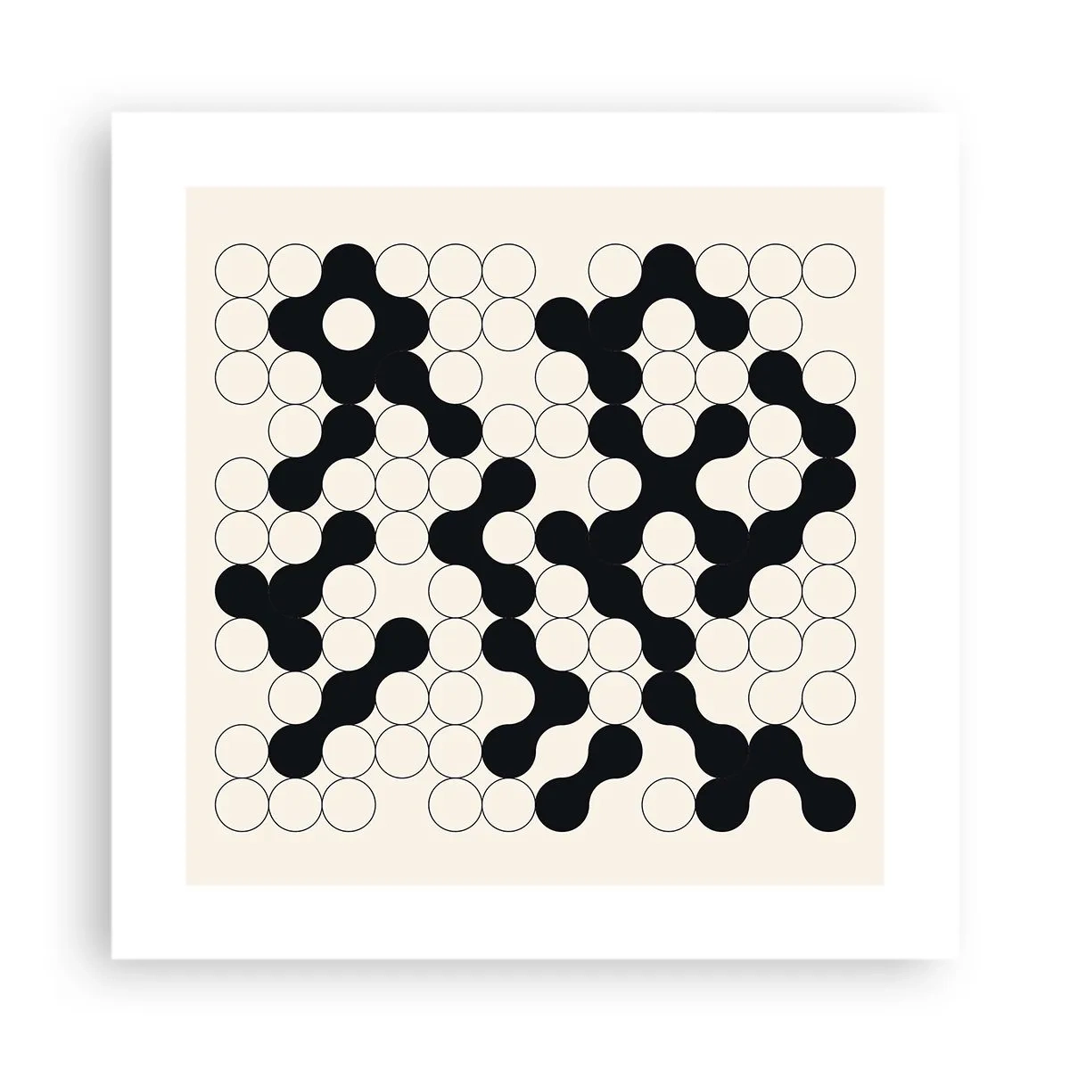 Plagát - Čínska hra – variácia - 40x40 cm