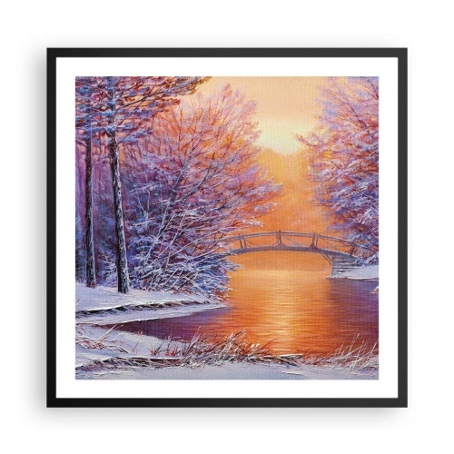 Plagát v čiernom ráme - Stretneme sa tu - 60x60 cm