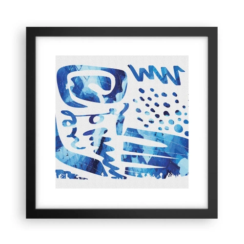 Plagát v čiernom ráme - Späť ku koreňom - 30x30 cm