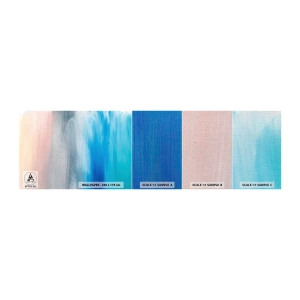 Vzorka fototapety Premium Canvas - Živly: vzduch - Abstrakcia, Kus, Pastel - 100x30 cm