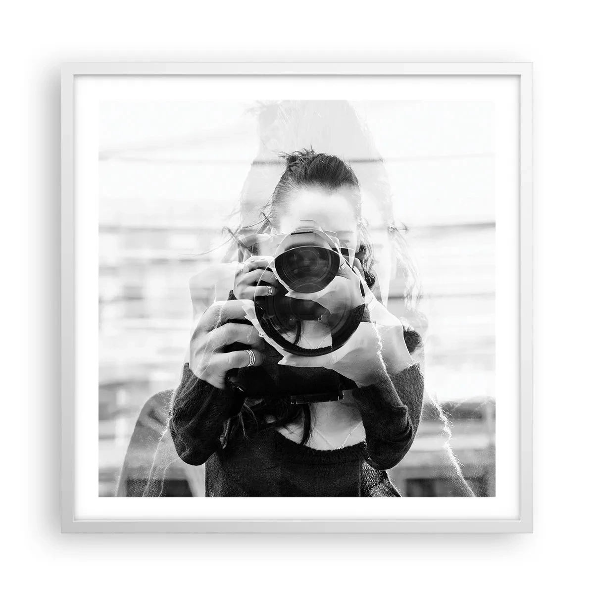 Plagát v bielom ráme - Tvorca a materiál - 60x60 cm