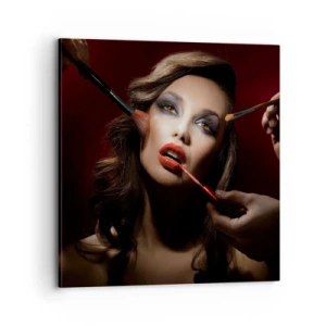 Obraz na plátne - Krásna zasnená - 70x70 cm