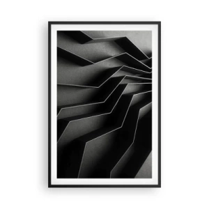 Plagát v čiernom ráme - Priestorový poriadok - 61x91 cm