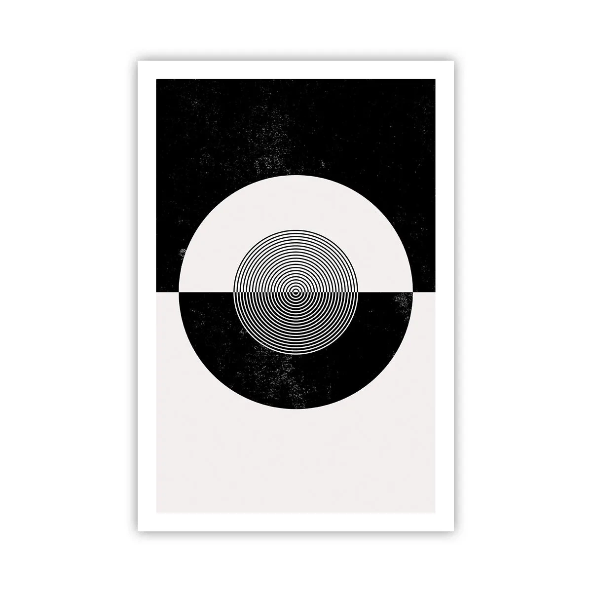 Plagát - Harmónia v čiernej a bielej - 61x91 cm